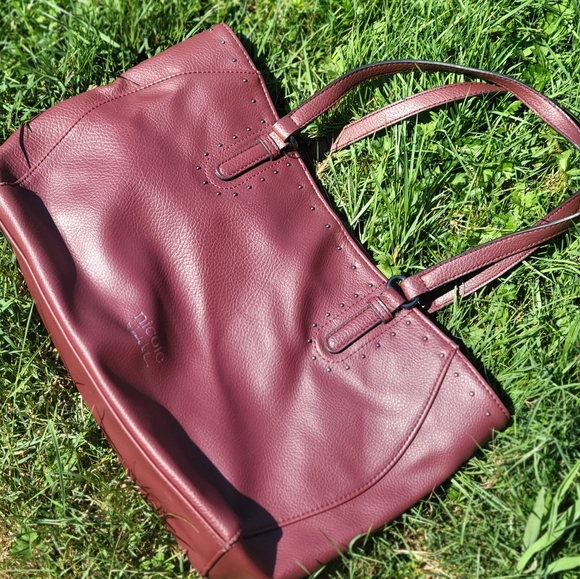 Nicole Miller Burgundy Purse - Picture 4 of 5